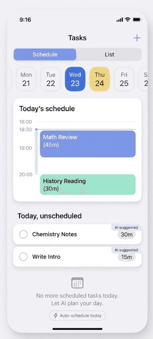 AI-Generated Phased Plans