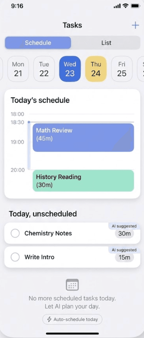 Smart next-step recommendations